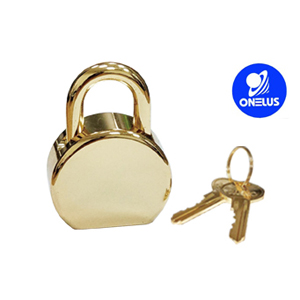 Round Gold Lock