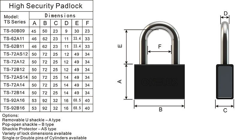 High Security Padlock